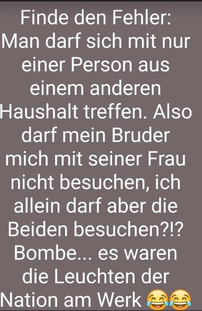 Finde den Fehler